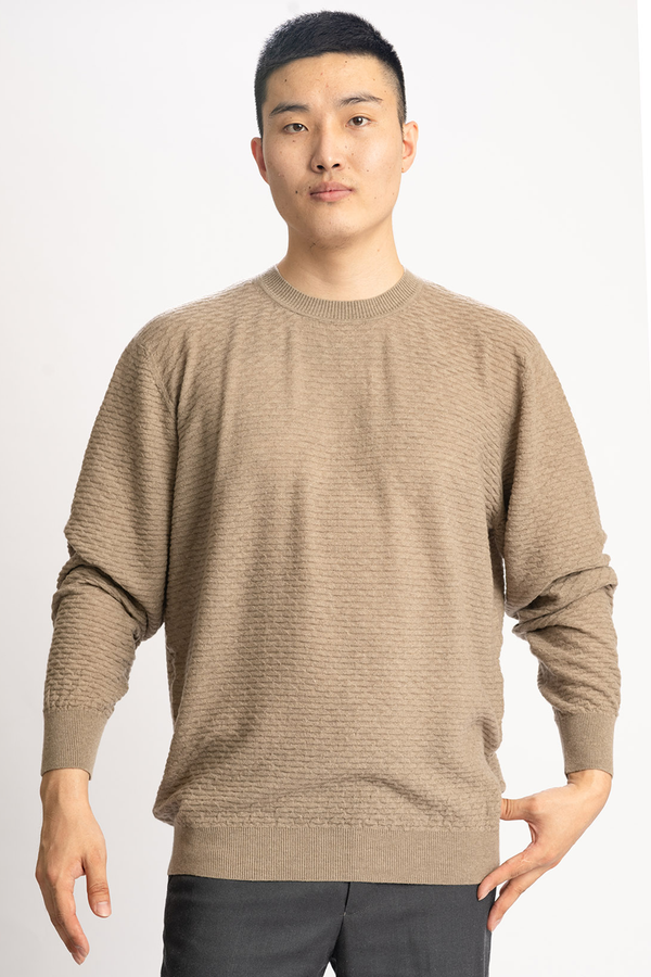 Mongolian Cashmere Crewneck Sweater  Crew neck sweater, Cashmere, Crew neck