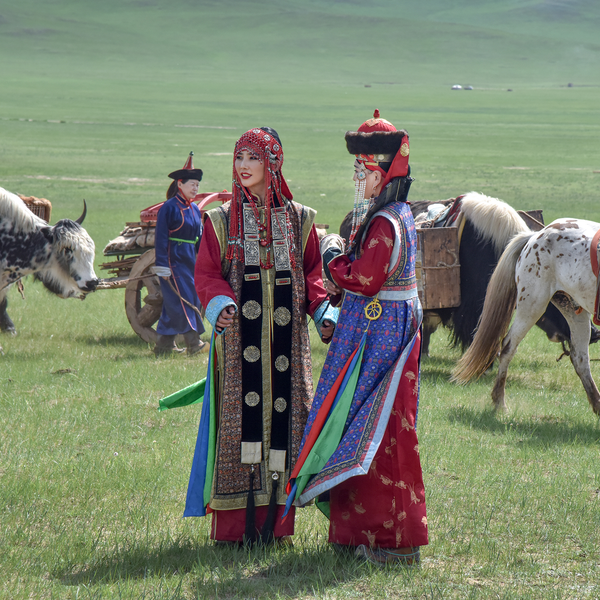 The national pride 'Naadam' festival celebrated wearing the traditiona ...