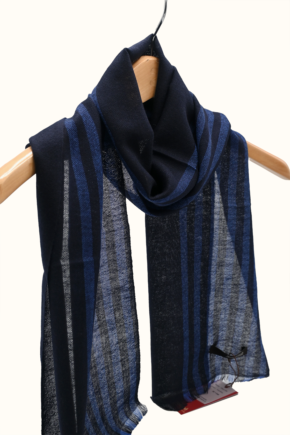 Navy Cashmere Scarf