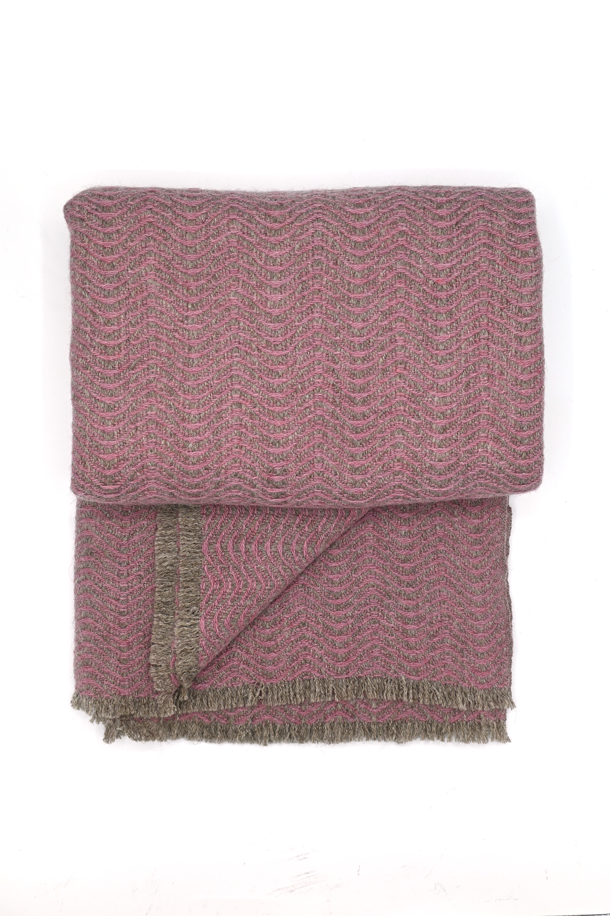 Pastel Pink Wool Blanket