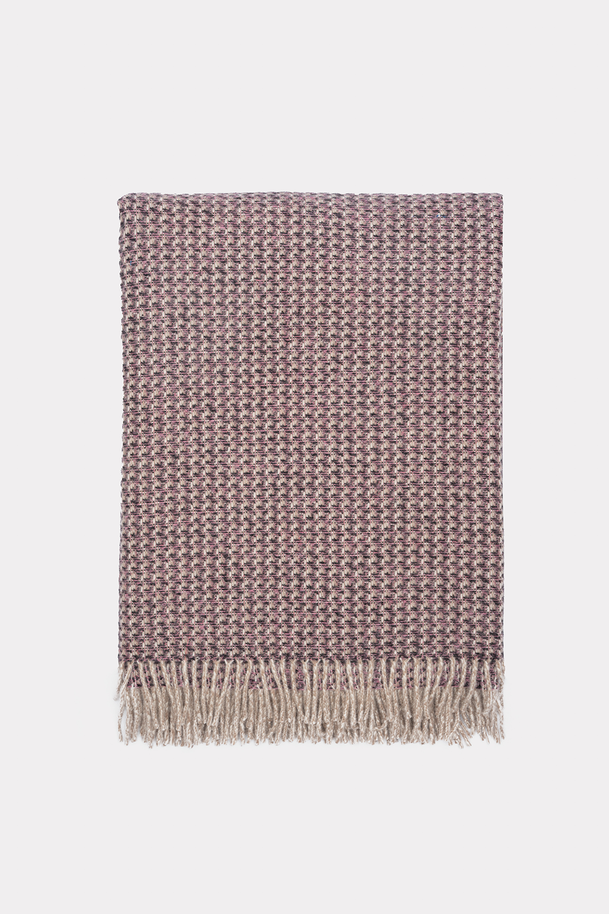 Dark Purple Wool Throw